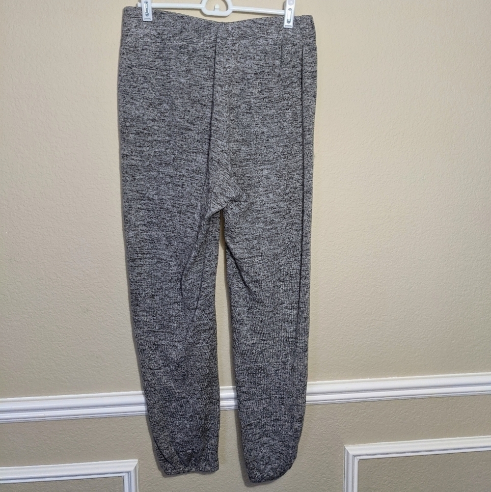 Heather Gray Drawstring Joggers by PST - Picture 2 of 5